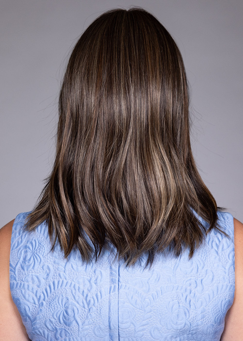 Lyon by Belle Tress in Dark Brown with Highlights, detail