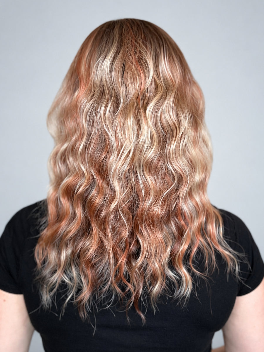 CARKIRA Jessie Palo Duro Sunset 16 Inch 13x4 Lace Front Synthetic Wig Glueless Natural Hairline Heat-Friendly