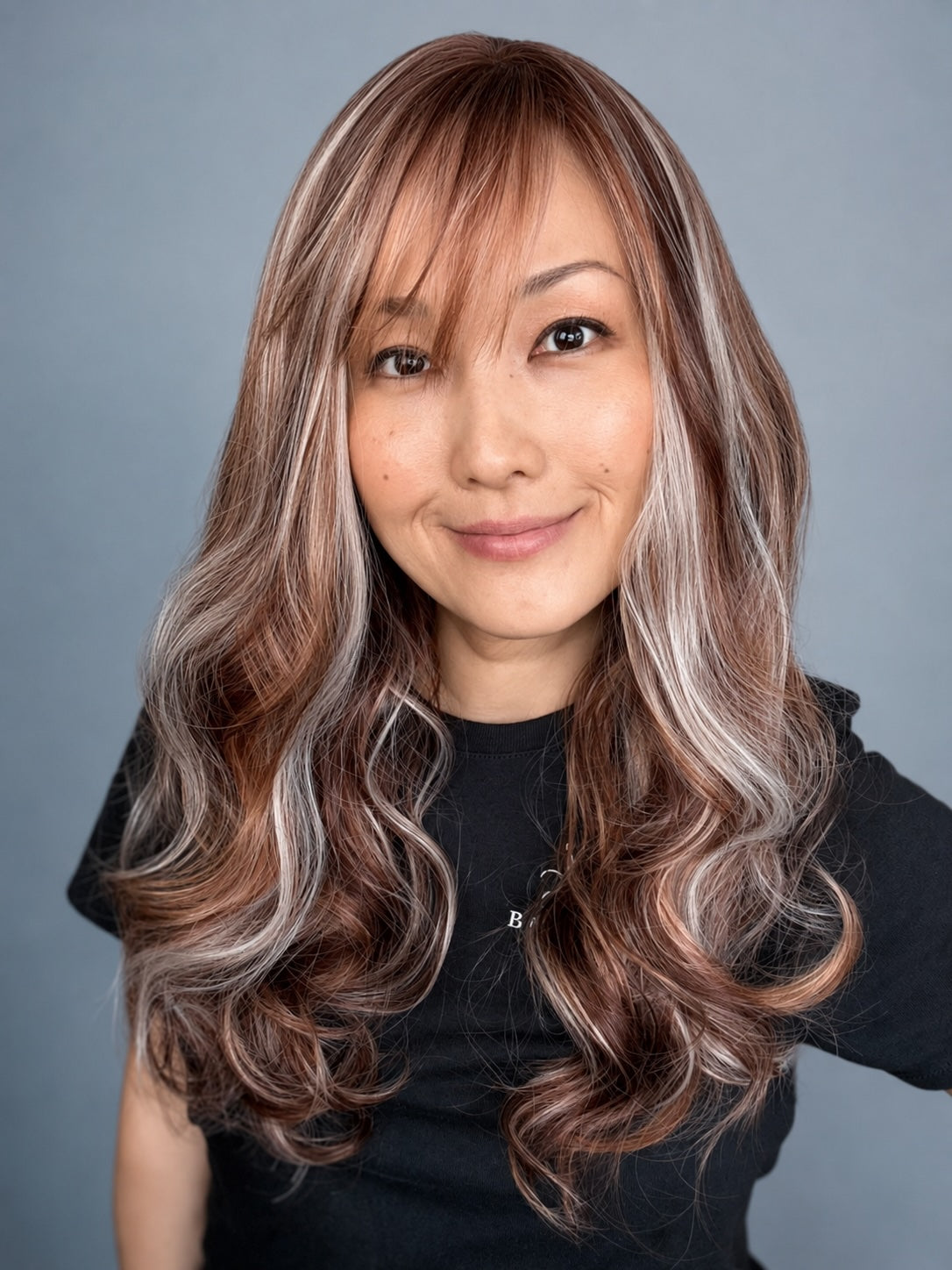 CARKIRA California Cowboy Coppricot 24-26" Inch 13x4 Luxury Lace Front Synthetic Wig Glueless Natural Hairline Heat-Friendly