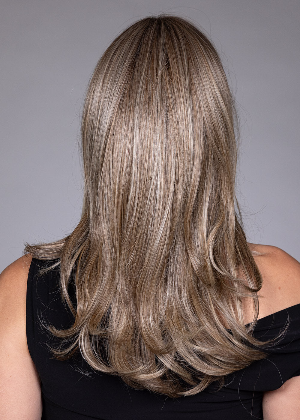 Marseille by Belle Tress in Macadamia Latte-R, styled