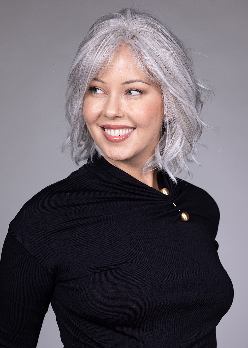 Naples by Belle Tress in Oyster Gray, side