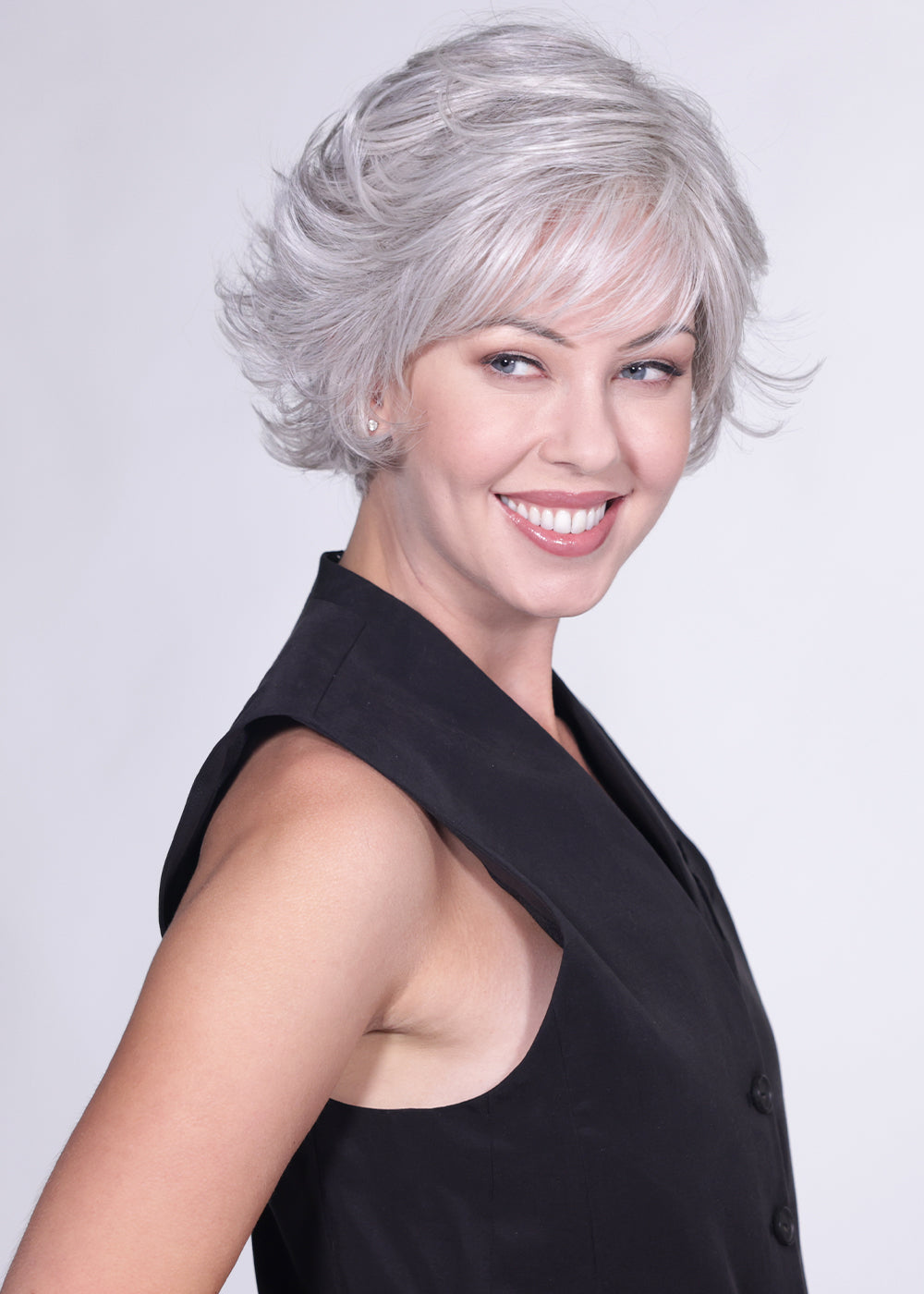 Roma by Belle Tress in Oyster Gray, detail view