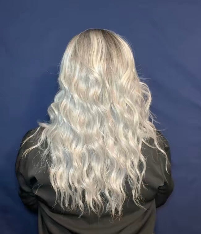 CARKIRA Liz in Moon Frost 13x4 Lace Front Wig with Medium Cap Unisex Heat Friendly Up to 320°F Natural Looking Soft Smooth Realistic Scalp Hairline