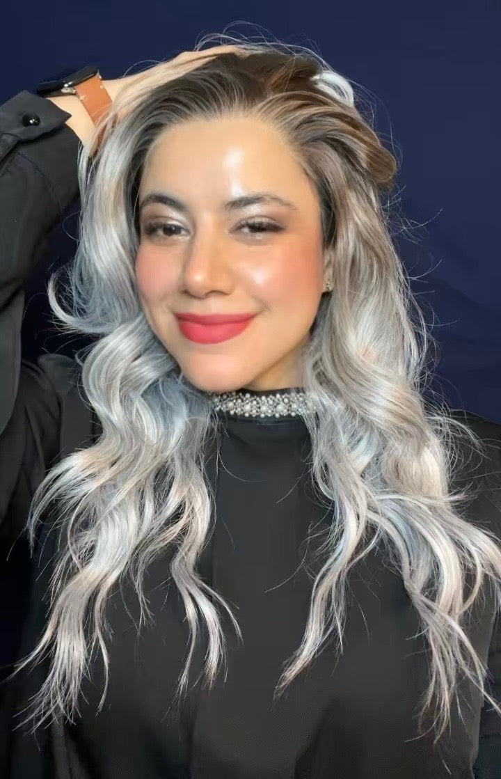 CARKIRA Liz in Moon Frost 13x4 Lace Front Wig with Medium Cap Unisex Heat Friendly Up to 320°F Natural Looking Soft Smooth Realistic Scalp Hairline