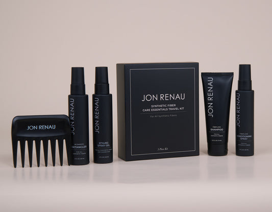 Jon Renau Synthetic Fiber Care Kit  - Travel Size
