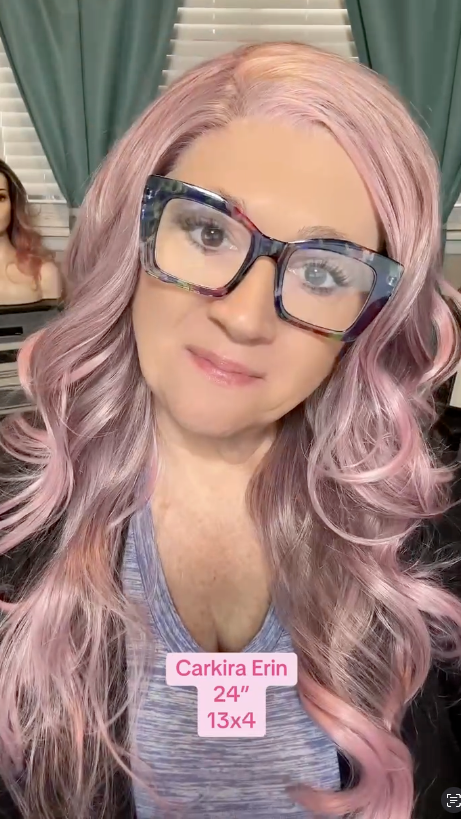 CARKIRA 22" Erin 13x4 Lace Front Wig with Medium Cap Unisex Heat Friendly Up to 320°F Natural Looking Soft Smooth Realistic Scalp Hairline (Copy) (Copy) (Copy)