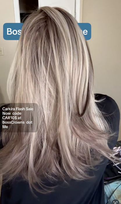 NEW RELEASE - CARKIRA - Elean - Bronde with Neutral Blonde Highlights and Bronde Tips - 13x4 Lace Front  - Medium Cap - FREE SHIPPING