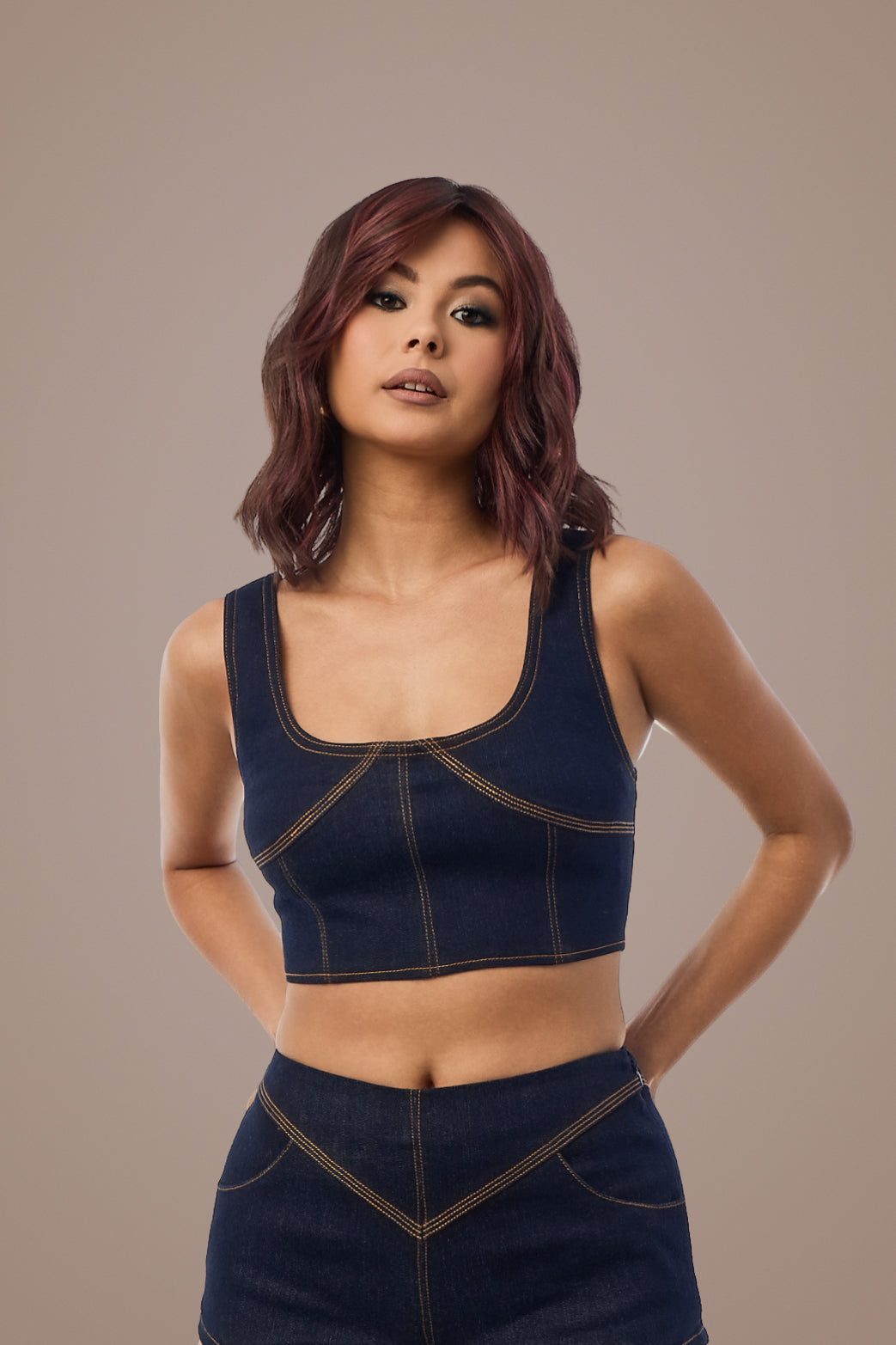 Smooth Wavez - Deep Plum Brown-R
