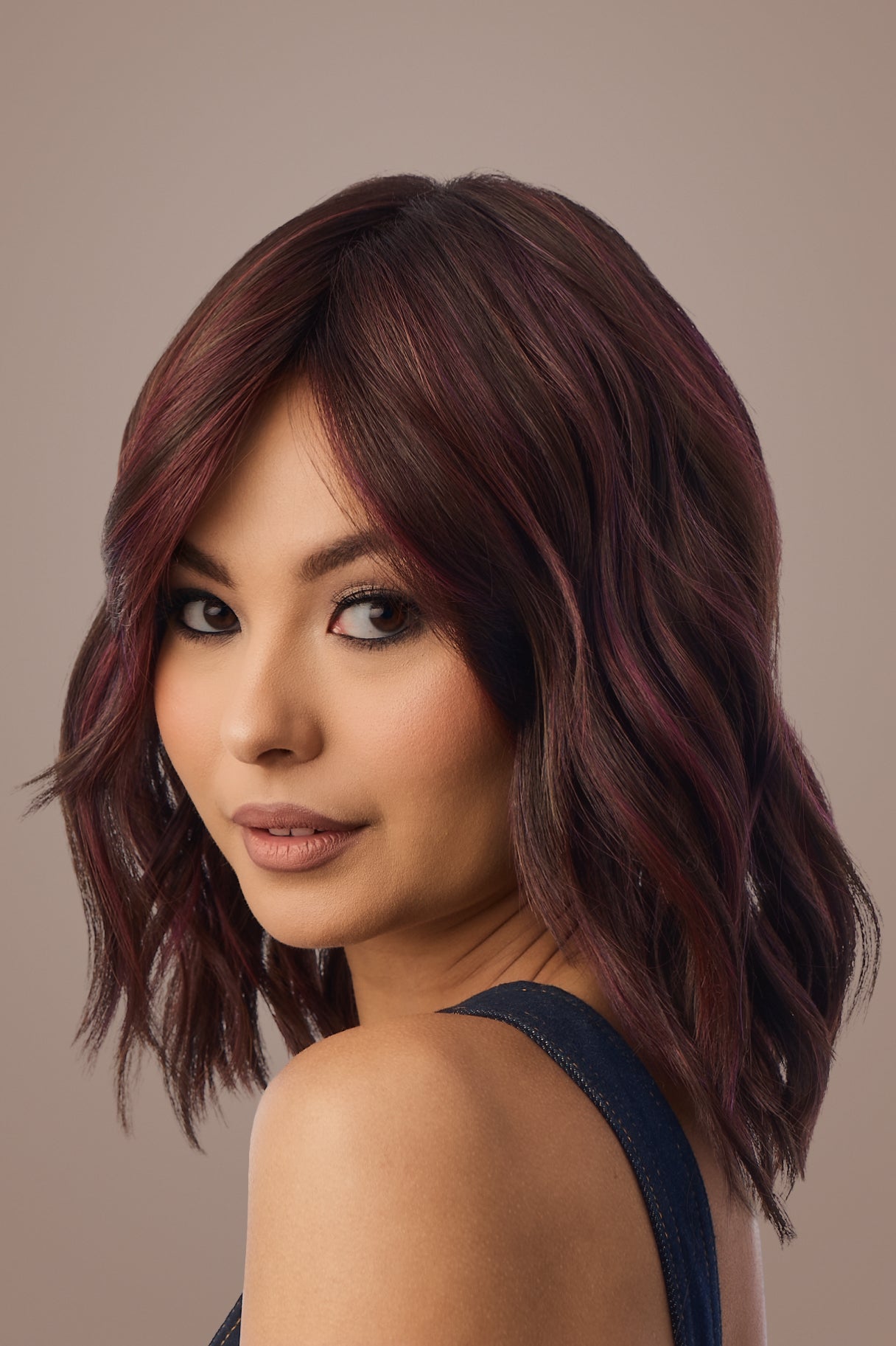 Smooth Wavez - Deep Plum Brown-R