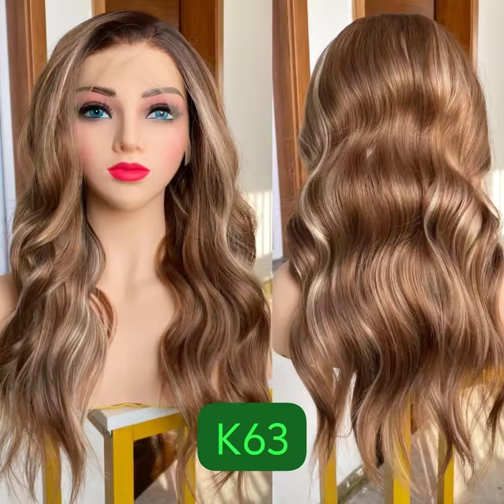 OPEN BOX RETURN: CARKIRA |Ashly | Blushwood Brown | 22" Long | 13x4|Lace Front Wig Scandinavian Hairline