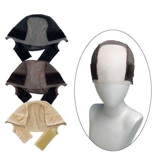 Boss Cap - Velcro Wig Grip Cap with Open Lace Top - Wig Care 👑