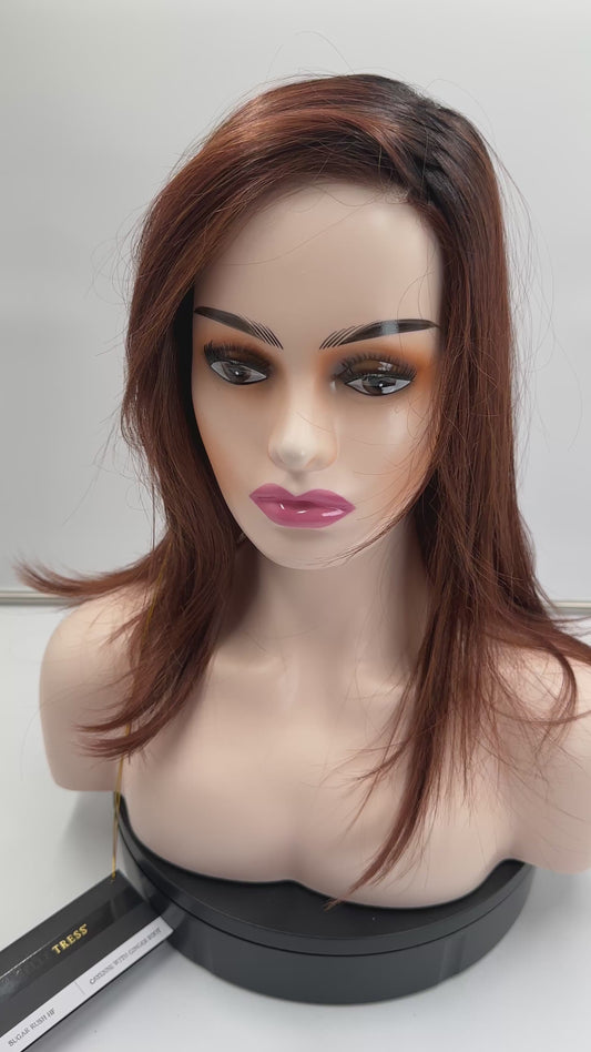 Belle Tress Sample Sale - Sugar Rush - Full Mono - Cayenne with Ginger Root