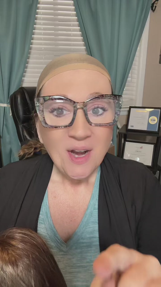 Violet Reimagined #2 - Fully Hand-tied - Non-Heat-Friendly - Color 8/27/33H - Henry Margu-Boss Crowns Collab Style