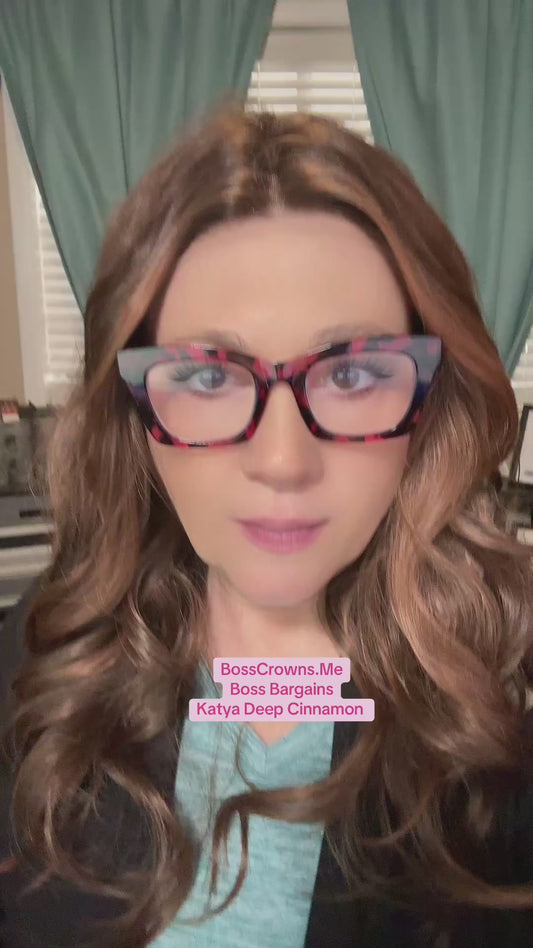 Katya- T-part Lace front - Deep Cinnamon