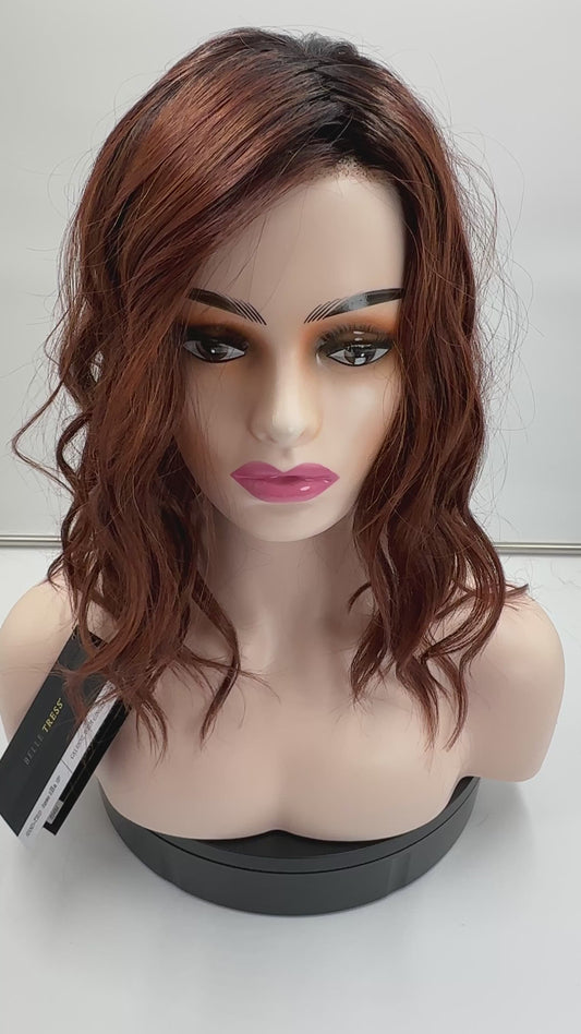 BelleTress Sample Sale - Rose Ella - Cayenne with Ginger Root - Hand-tied Style