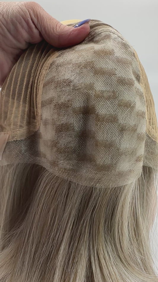 BelleTress Sample Sale - Sample 1573F - Full Mono - Cream Soda Blonde