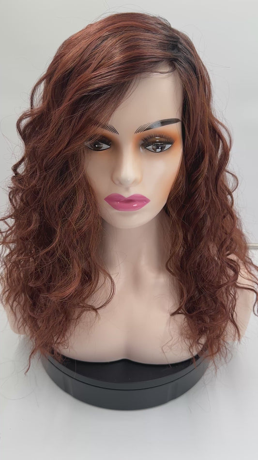 BelleTress Sample Sale - Twix Left Mono Part - Cayenne with Ginger Root