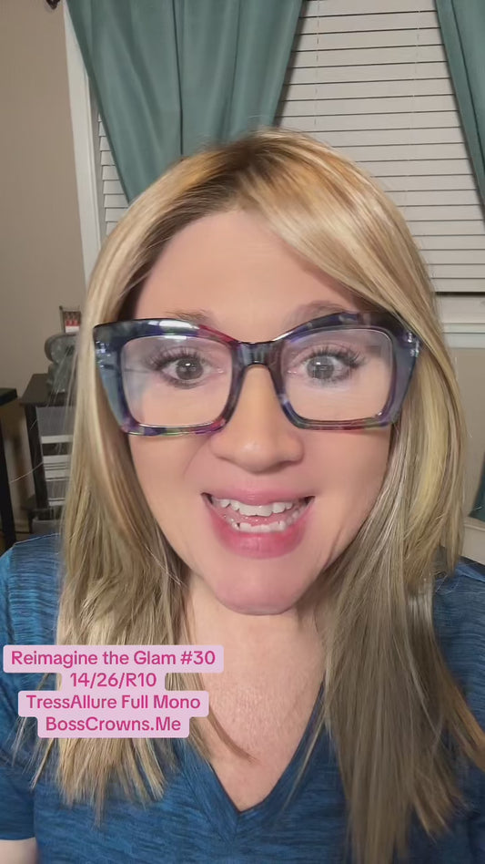 Glam Reimagined #30 in 14/26/r10 TressAllure Full Mono Collab Style