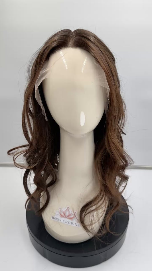 Katya- T-part Lace front - Deep Cinnamon