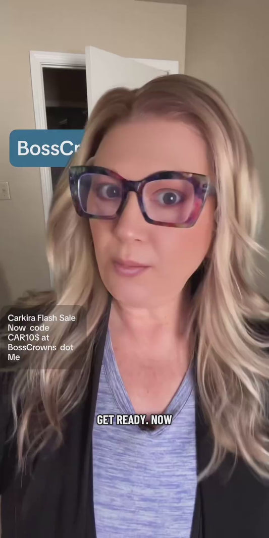 NEW RELEASE - CARKIRA - Kevin -  Blonde with Bronde Highlights- 13x4 Lace Front  - Medium Cap - FREE SHIPPING