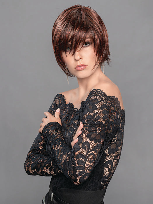 ECHO by ELLEN WILLE in HOT CHILLI MIX 130.33.4 | Deep Copper Brown and Dark Auburn and Darkest Brown Blend