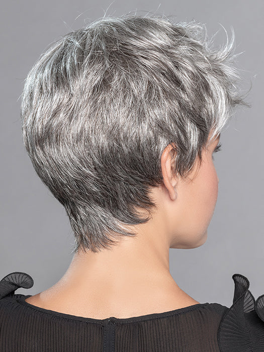 DEBBIE by ELLEN WILLE in SALT PEPPER MIX 39.51.44 | Light Natural Brown with 75% Gray, Medium Brown with 70% Gray, and Pure White Blend