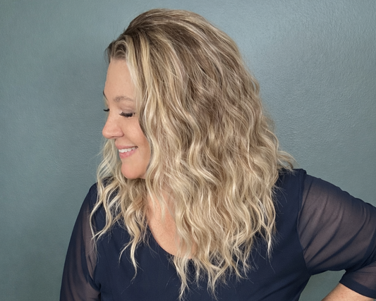 CARKIRA Tammy Cashmere Fizz Water Wave 16 Inches 13x4 Lace Front - Medium Cap