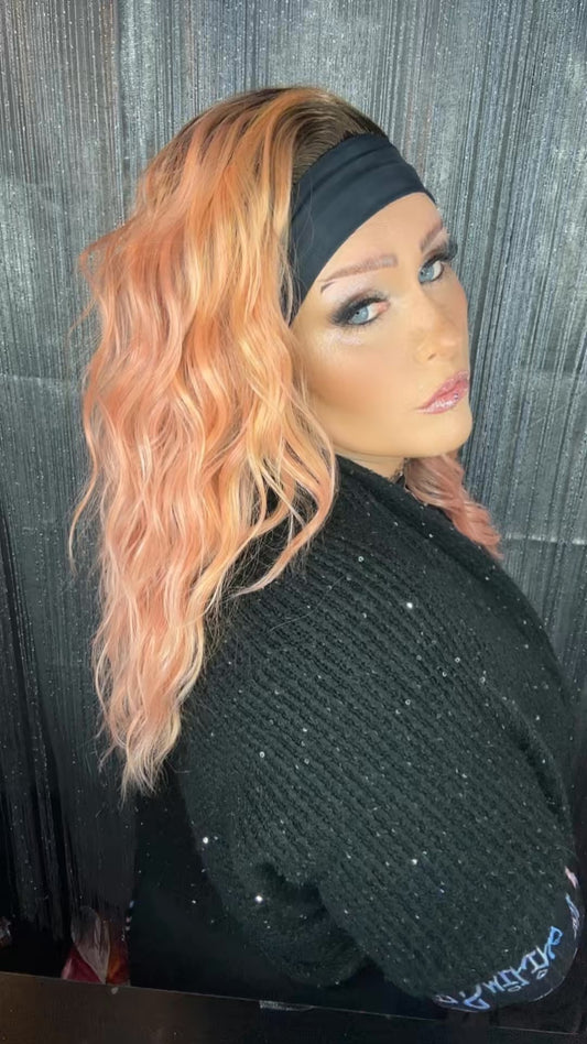 CARKIRA Dawn Headband Wig Unisex Heat Friendly Up to 320°F Natural Looking Soft Smooth Realistic Scalp Hairline