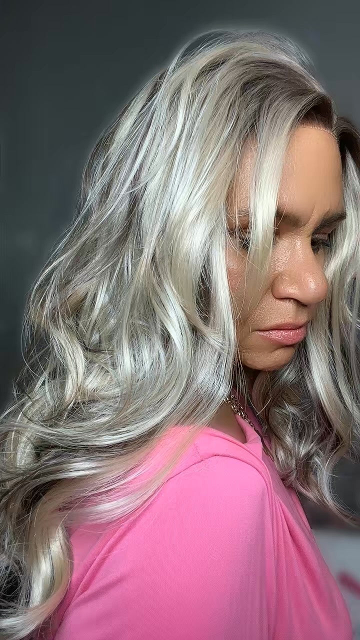 CARKIRA 20" Melisa 13x4 Lace Front Wig with Medium Cap Unisex Heat Friendly Up to 320°F Natural Looking Soft Smooth Realistic Scalp Hairline (Copy)