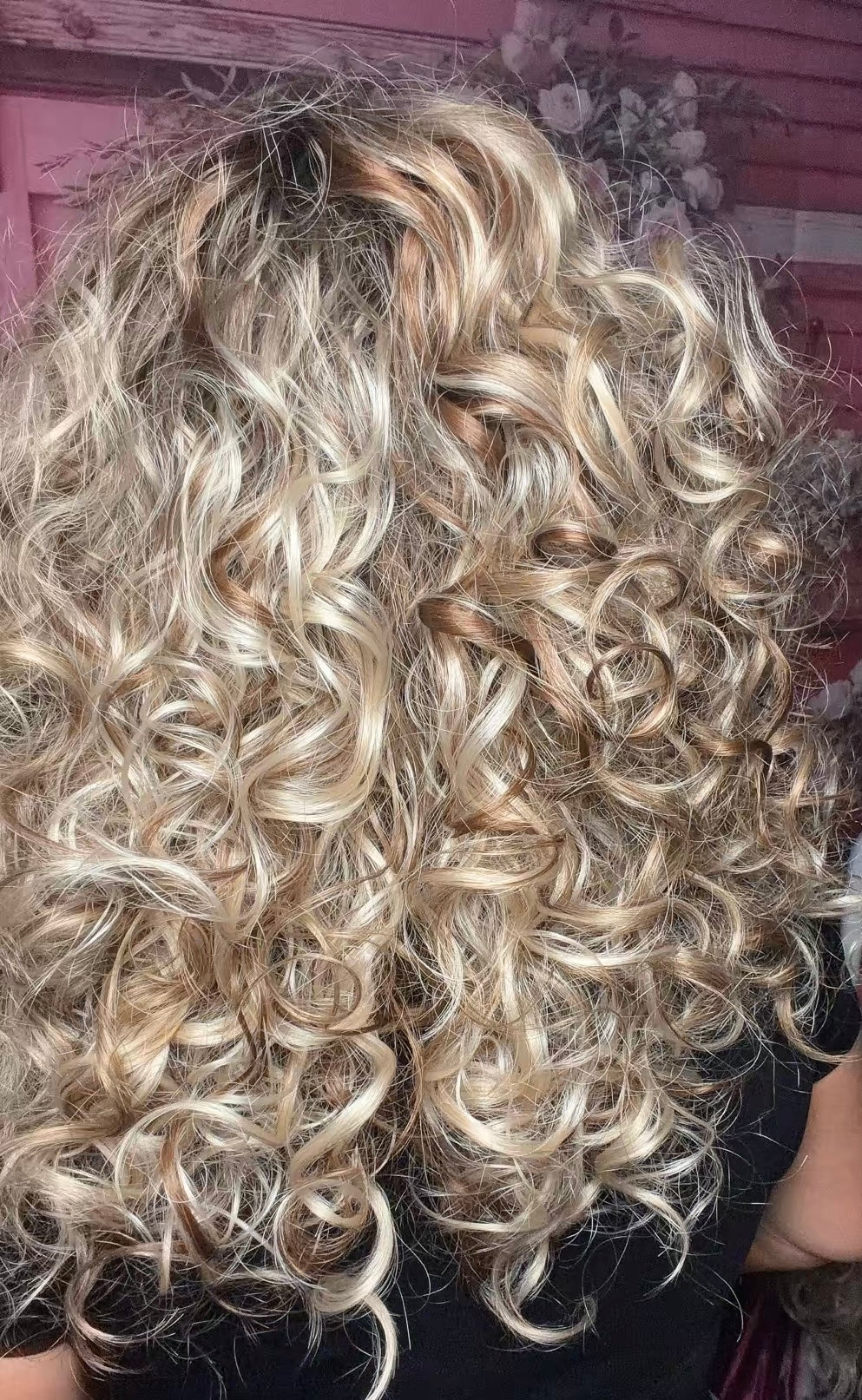 CARKIRA Faith in the Beach Bonfire Blonde 18 Inch 13x4 Luxury Lace Synthetic Wig Glueless Natural Hairline Heat-Friendly