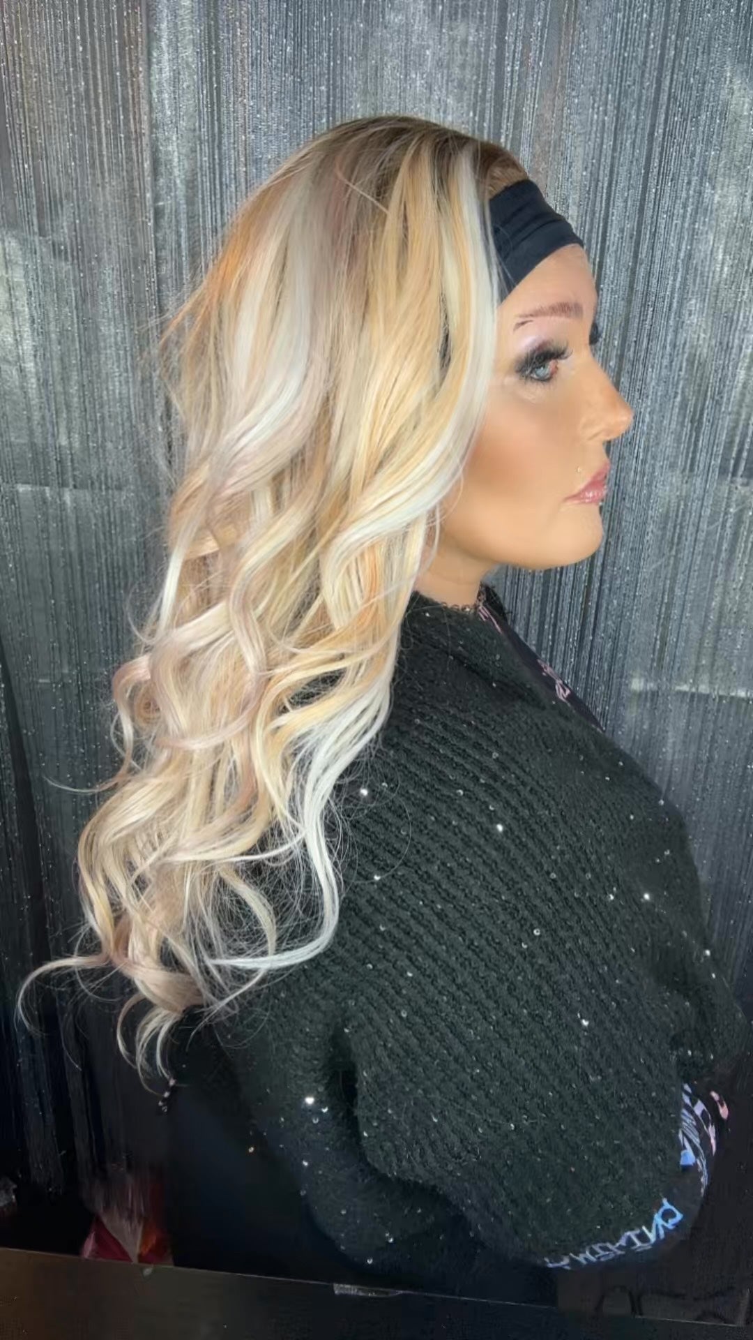 CARKIRA Karen Headband Wig with Average Cap Unisex Heat Friendly Up to 320°F Natural Looking Soft Smooth Realistic Scalp Hairline (Copy) (Copy) (Copy) (Copy)